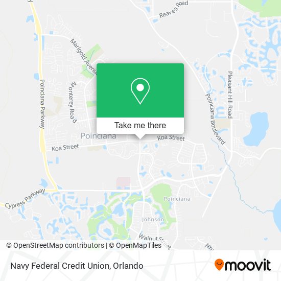 Mapa de Navy Federal Credit Union