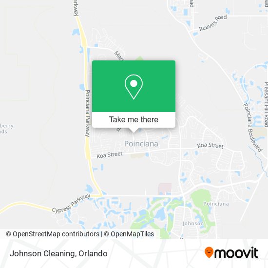 Mapa de Johnson Cleaning