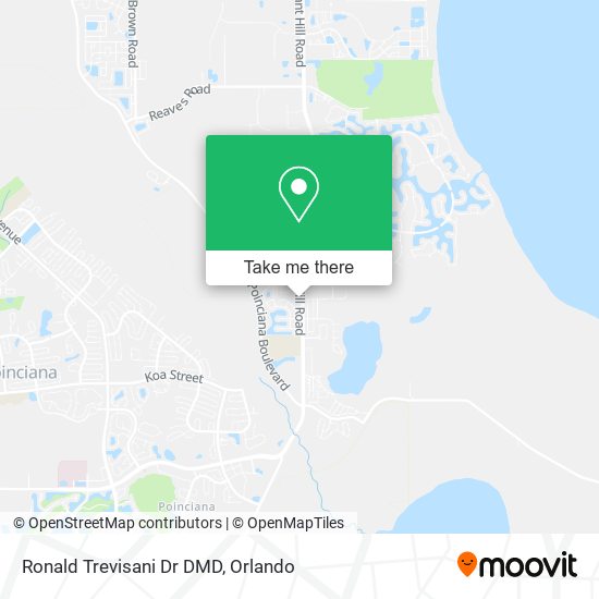Mapa de Ronald Trevisani Dr DMD