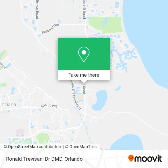 Mapa de Ronald Trevisani Dr DMD