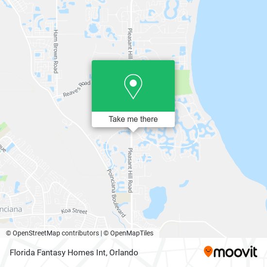 Mapa de Florida Fantasy Homes Int