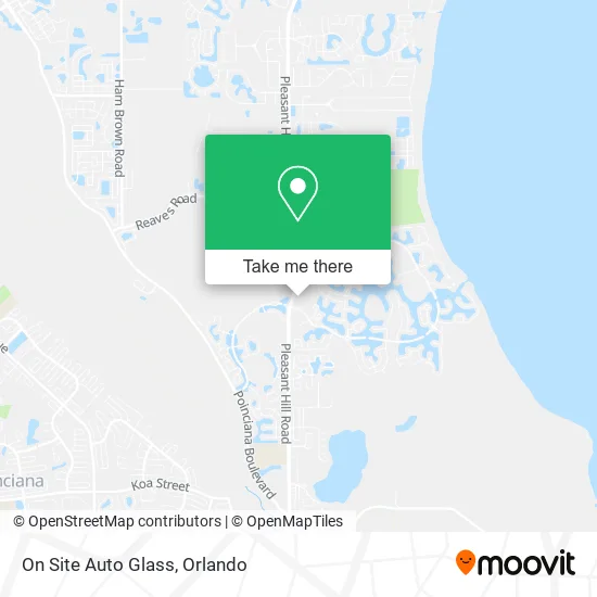 On Site Auto Glass map