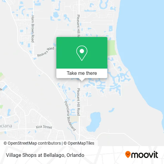 Mapa de Village Shops at Bellalago