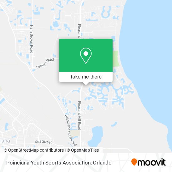 Poinciana Youth Sports Association map