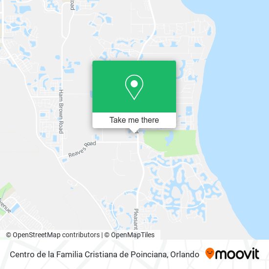 Mapa de Centro de la Familia Cristiana de Poinciana