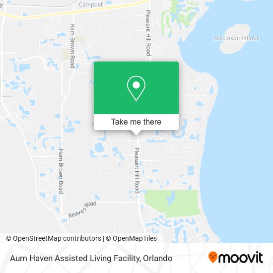 Mapa de Aum Haven Assisted Living Facility