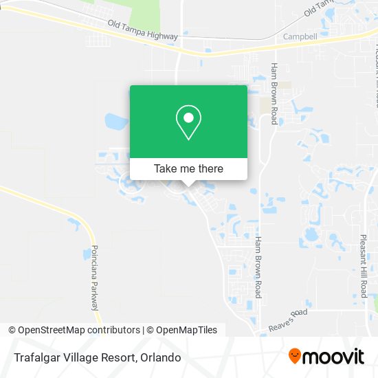 Trafalgar Village Resort map