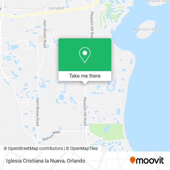 Iglesia Cristiana la Nueva map