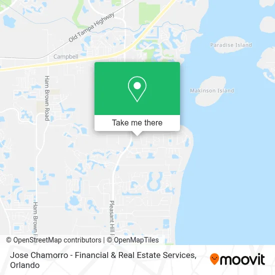 Jose Chamorro - Financial & Real Estate Services map