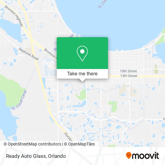 Mapa de Ready Auto Glass