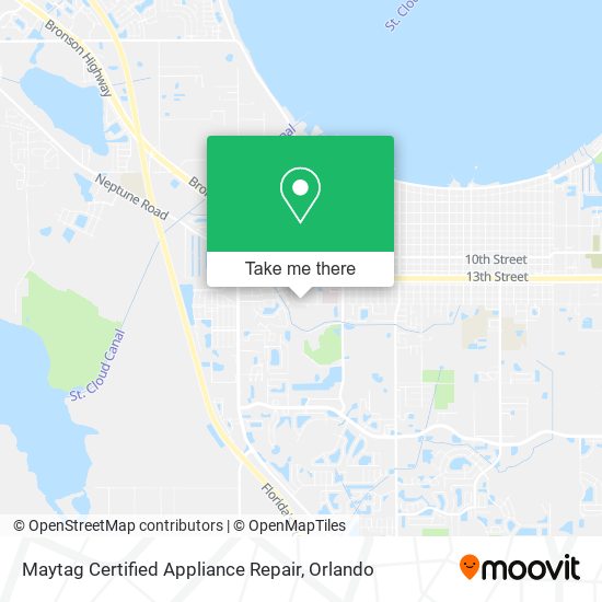 Mapa de Maytag Certified Appliance Repair