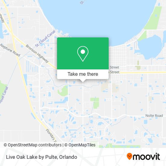 Mapa de Live Oak Lake by Pulte