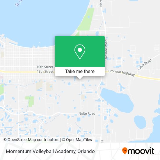 Momentum Volleyball Academy map