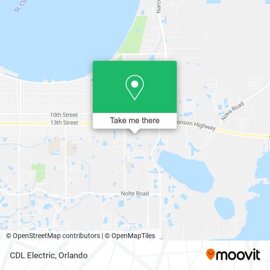 Mapa de CDL Electric