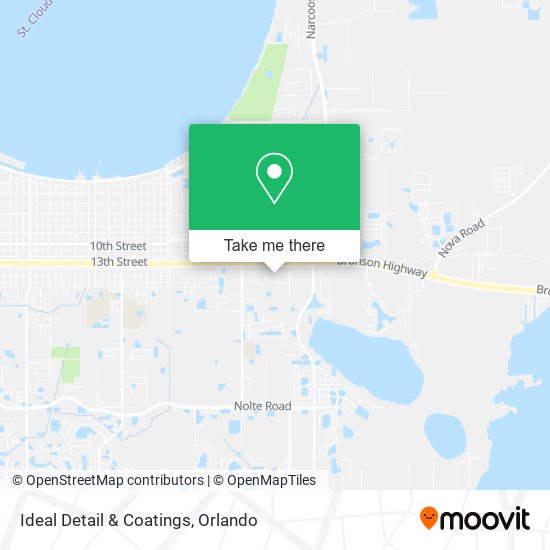 Mapa de Ideal Detail & Coatings