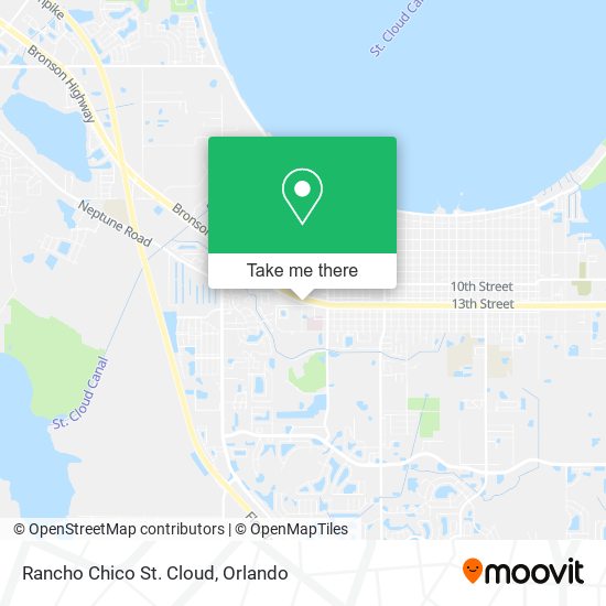 Mapa de Rancho Chico St. Cloud