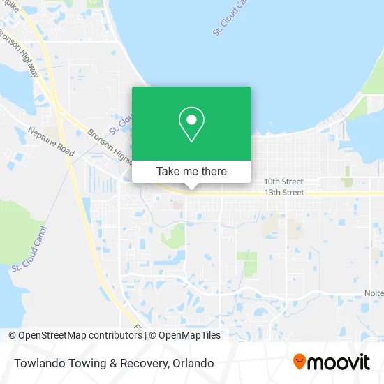 Towlando Towing & Recovery map