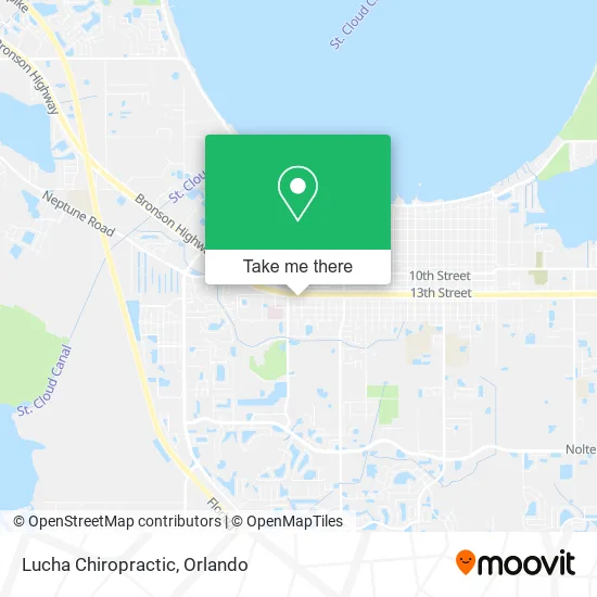 Lucha Chiropractic map