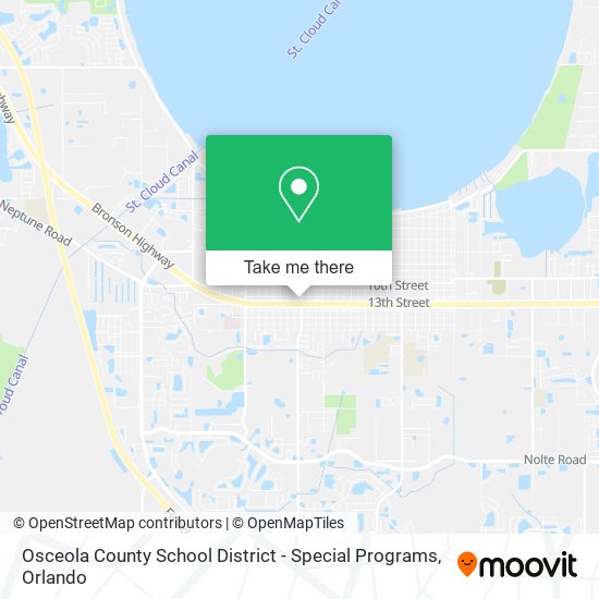 Mapa de Osceola County School District - Special Programs