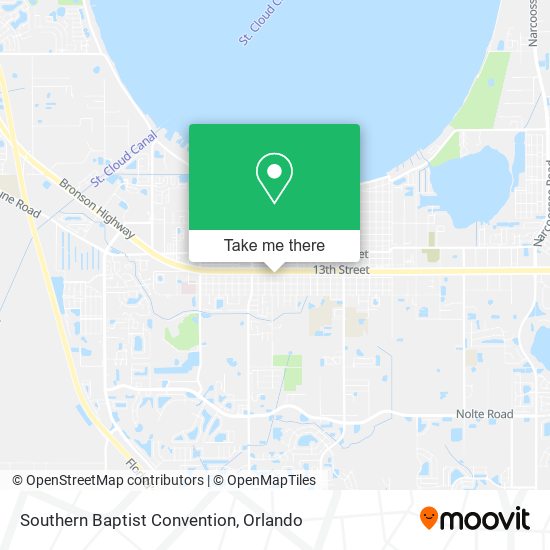 Southern Baptist Convention map