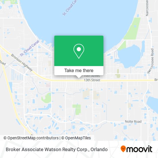 Broker Associate Watson Realty Corp. map