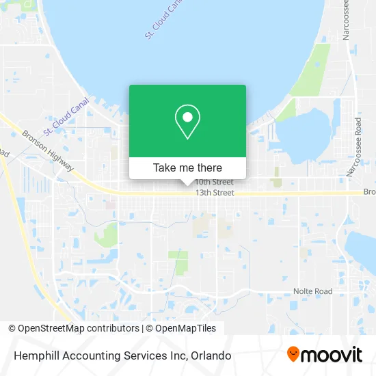 Mapa de Hemphill Accounting Services Inc