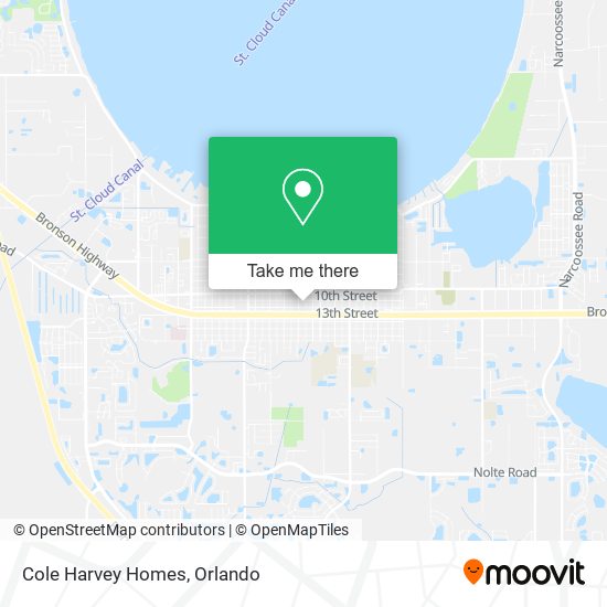 Mapa de Cole Harvey Homes