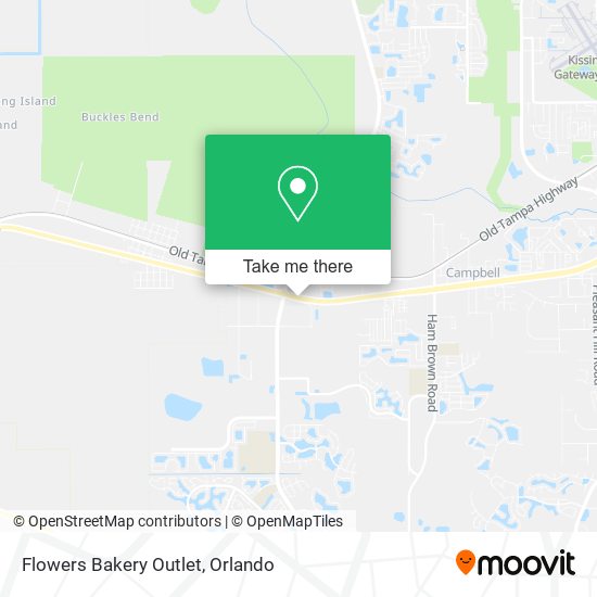 Flowers Bakery Outlet map