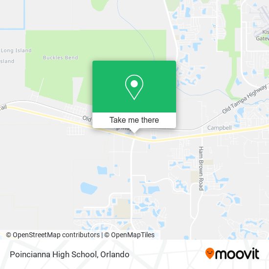 Poincianna High School map