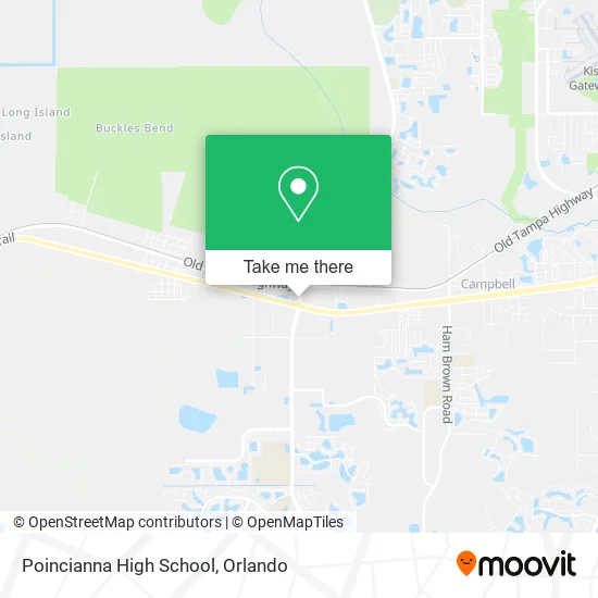 Mapa de Poincianna High School