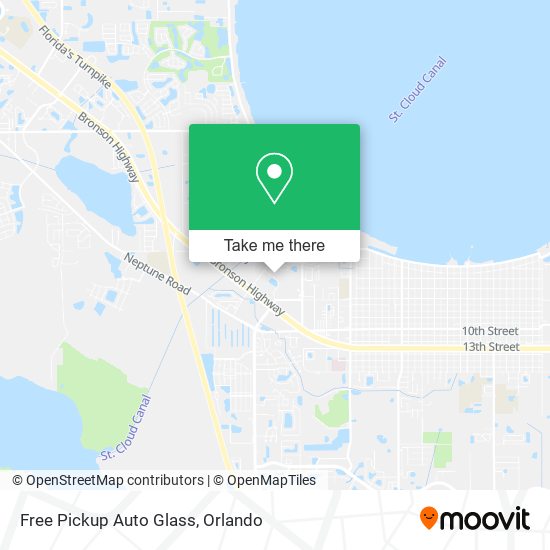 Free Pickup Auto Glass map