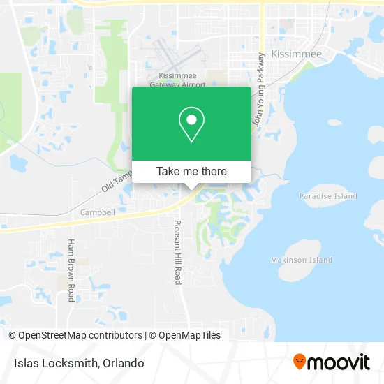 Islas Locksmith map