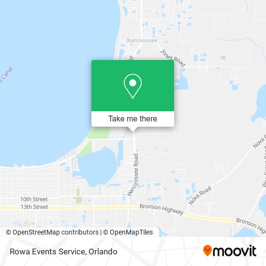 Rowa Events Service map