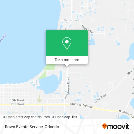 Rowa Events Service map