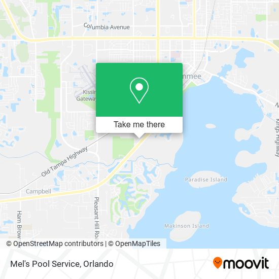 Mapa de Mel's Pool Service