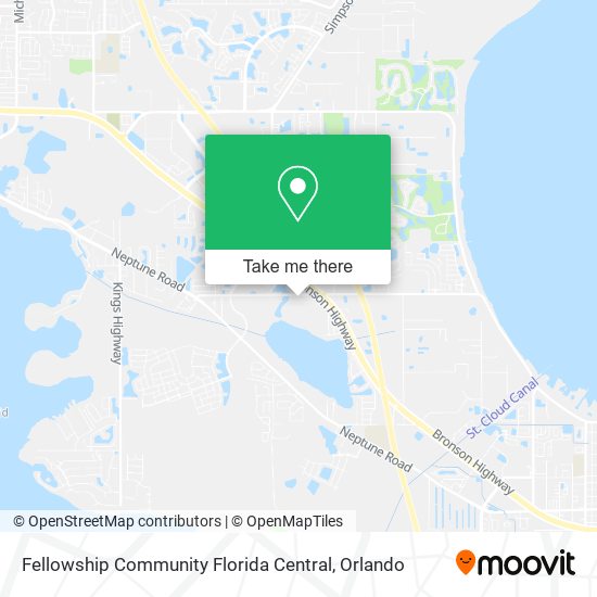 Fellowship Community Florida Central map