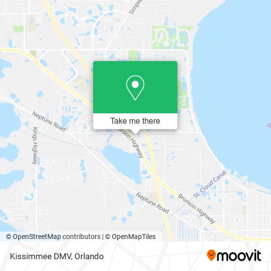 Mapa de Kissimmee DMV