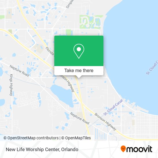 Mapa de New Life Worship Center