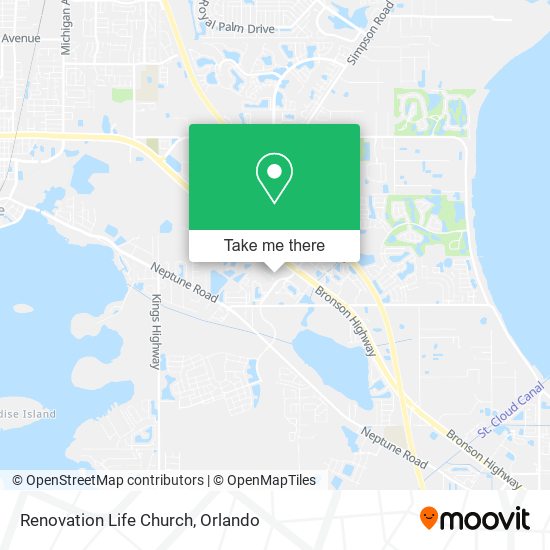 Renovation Life Church map