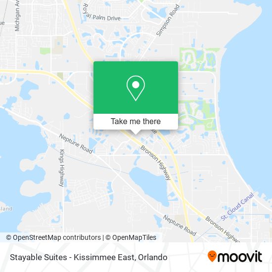 Mapa de Stayable Suites - Kissimmee East