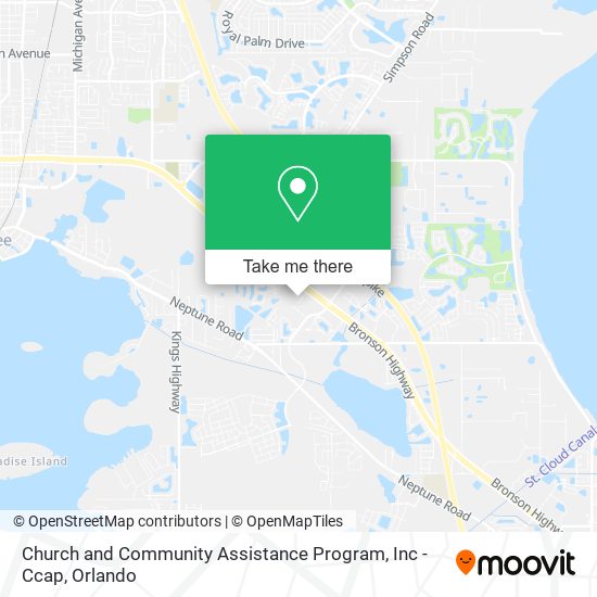 Church and Community Assistance Program, Inc - Ccap map