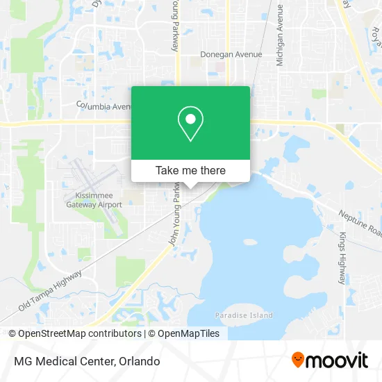 Mapa de MG Medical Center