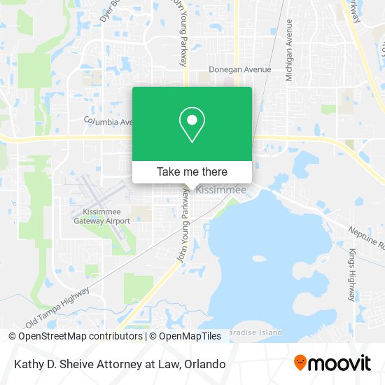 Mapa de Kathy D. Sheive Attorney at Law