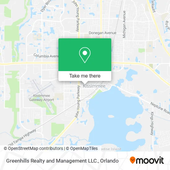 Greenhills Realty and Management LLC. map