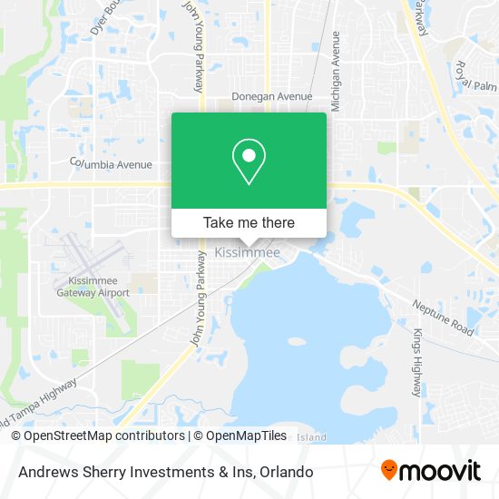 Andrews Sherry Investments & Ins map