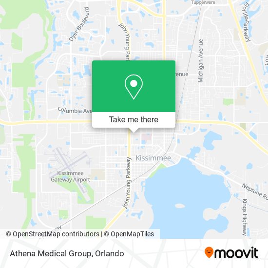 Athena Medical Group map