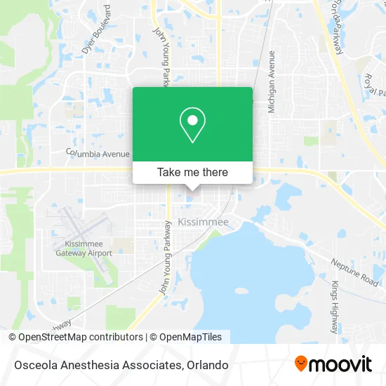Osceola Anesthesia Associates map