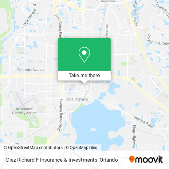 Diez Richard F Insurance & Investments map