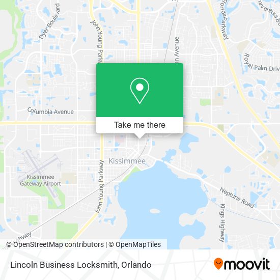 Lincoln Business Locksmith map