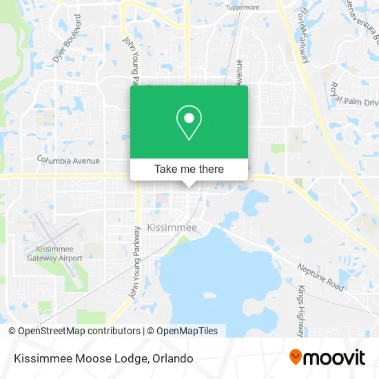 Kissimmee Moose Lodge map